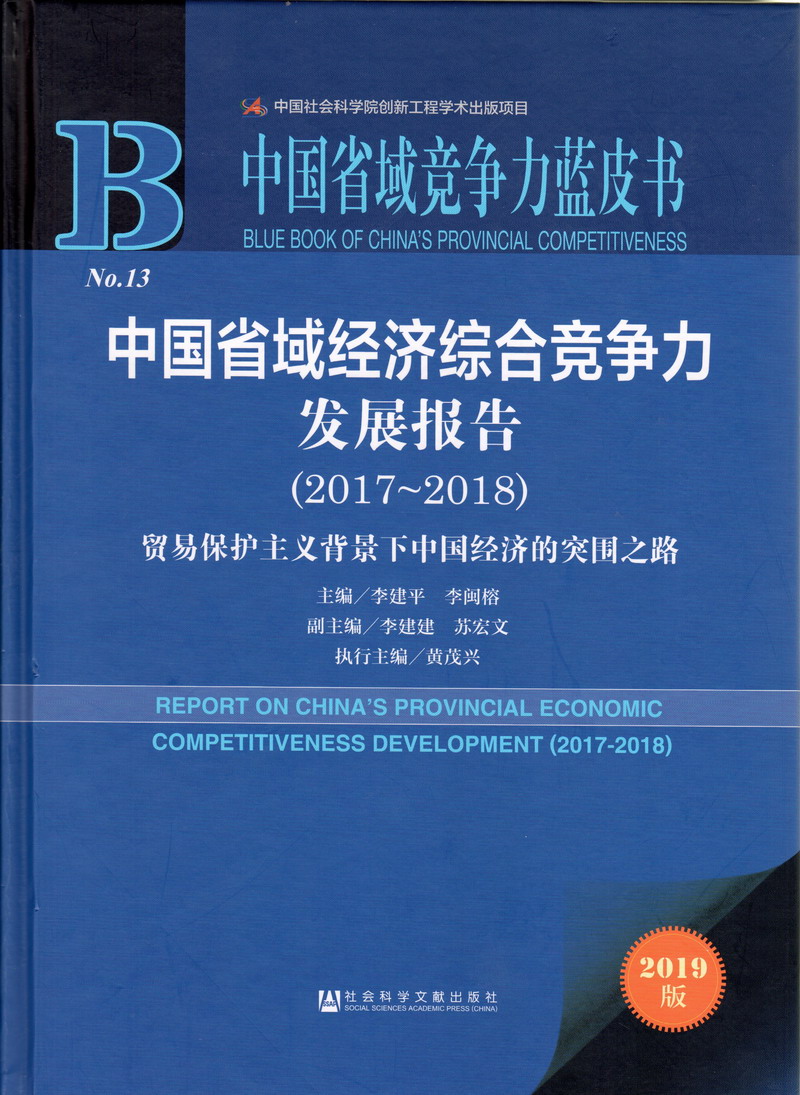 日夲曰黑逼中国省域经济综合竞争力发展报告（2017-2018）